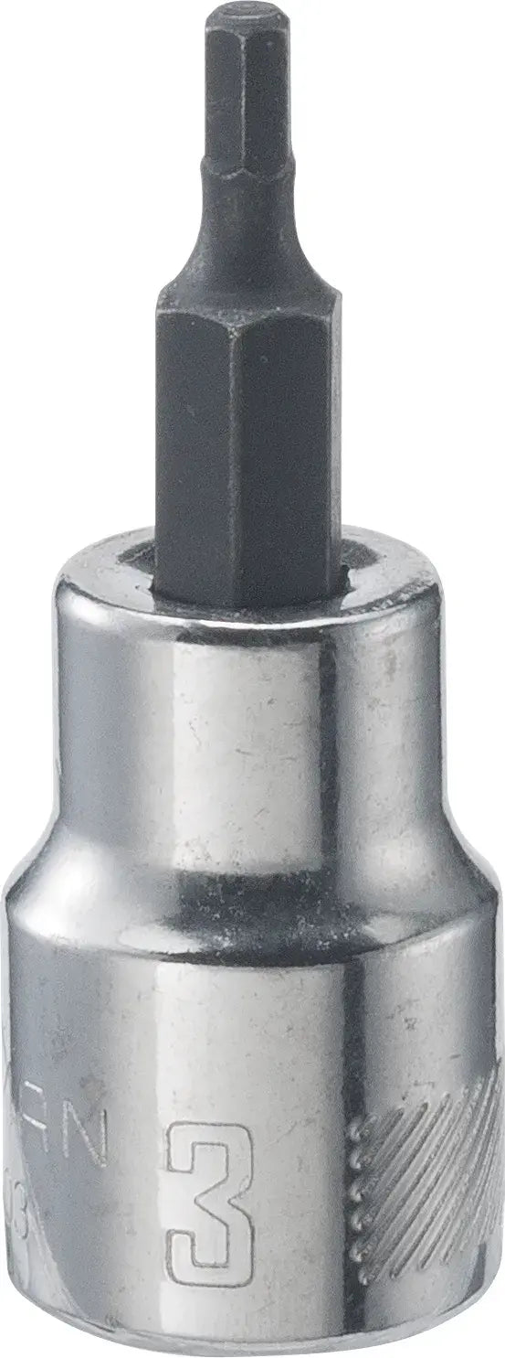 3 eighths inch drive 3 millimeter hex bit socket.