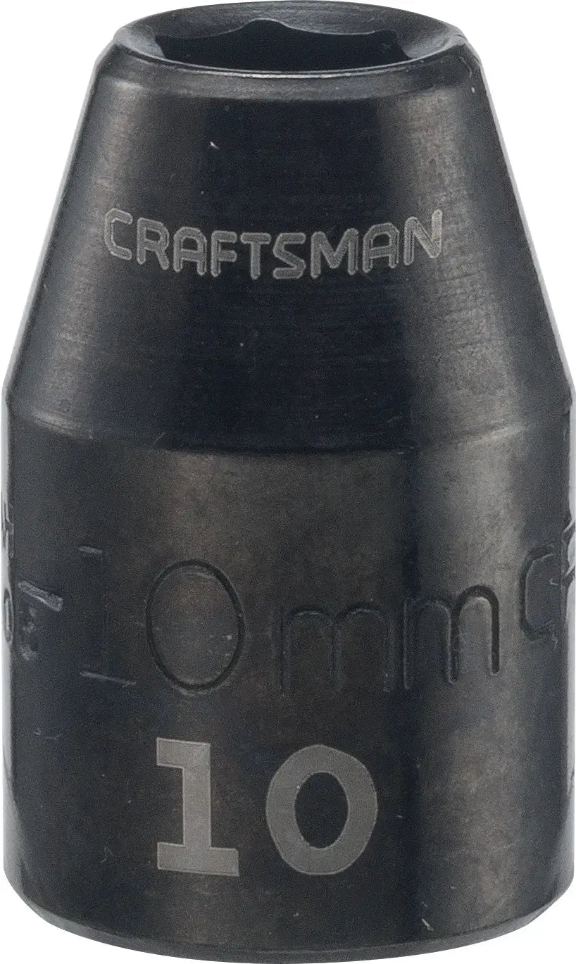 Half inch drive 10 millimeter metric shallow socket.