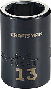 View of CRAFTSMAN Sockets: Shallow on white background