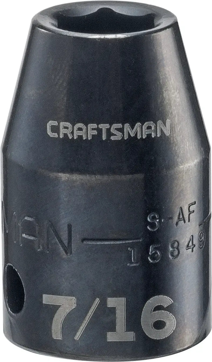 View of CRAFTSMAN Sockets on white background
