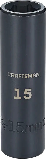View of CRAFTSMAN Sockets: Impact on white background