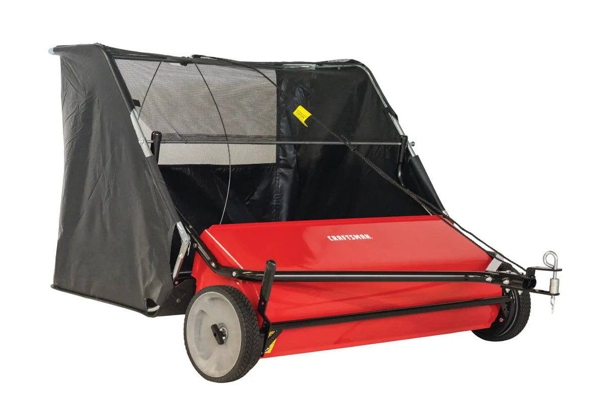 42 inch high speed lawn sweeper.